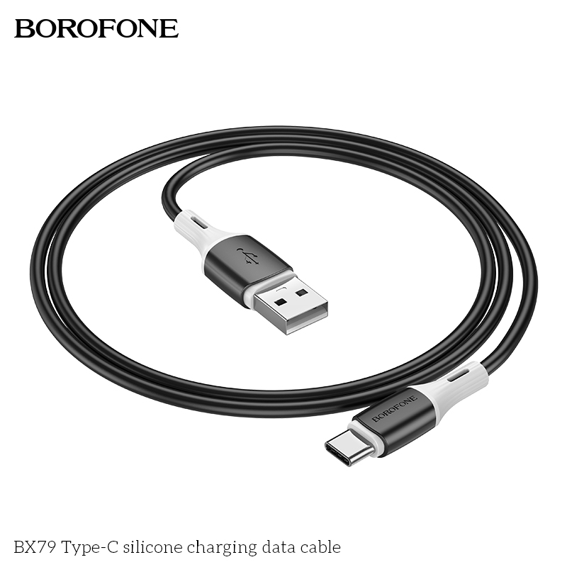 BOROFONE BX79 silicone USB-A to USB-C cable NZ 5